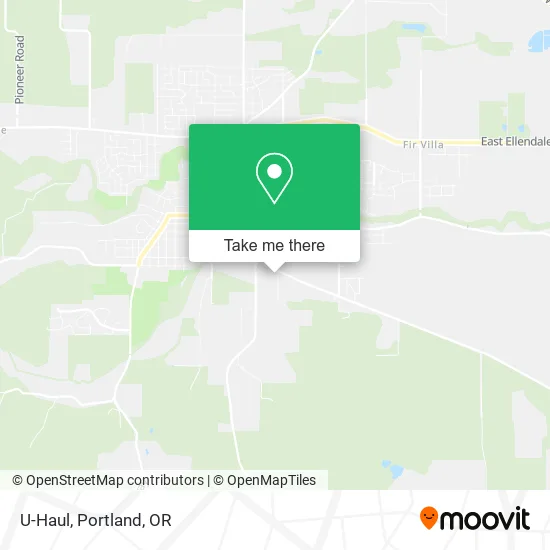 U-Haul map