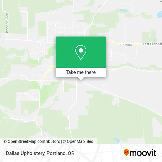 Dallas Upholstery map
