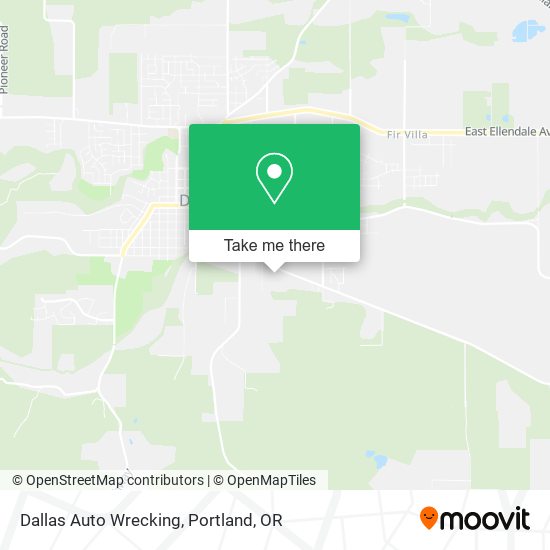 Mapa de Dallas Auto Wrecking