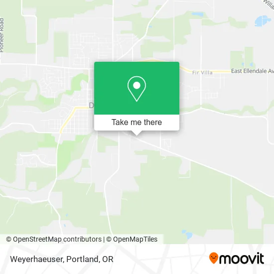 Weyerhaeuser map