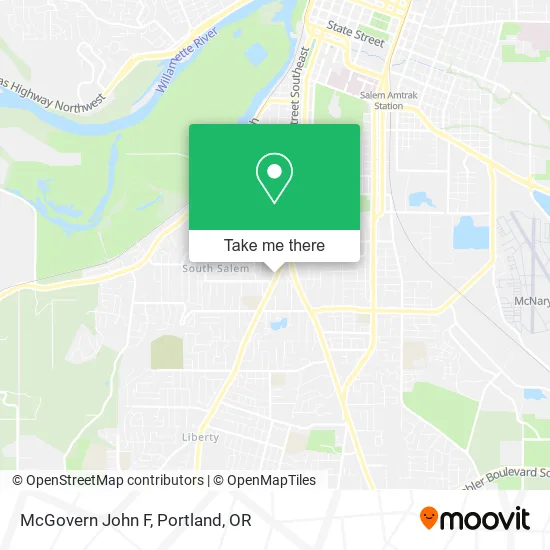 McGovern John F map