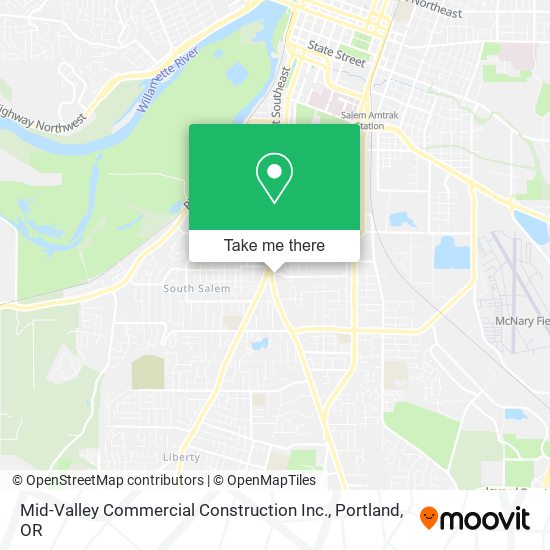 Mapa de Mid-Valley Commercial Construction Inc.