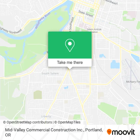 Mapa de Mid-Valley Commercial Construction Inc.