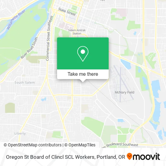 Oregon St Board of Clincl SCL Workers map