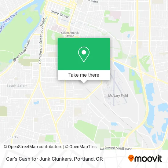 Mapa de Car's Cash for Junk Clunkers