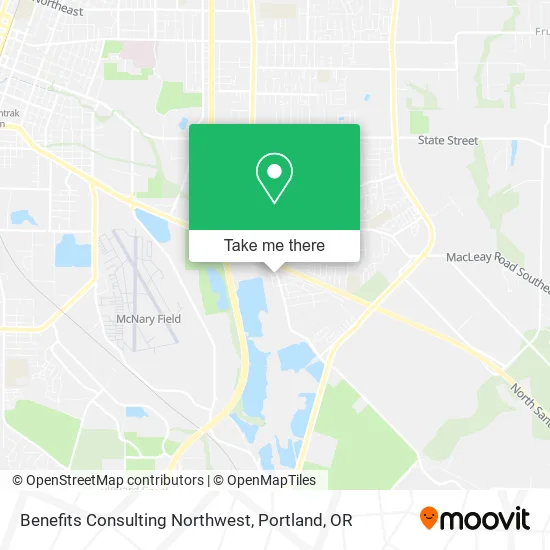 Benefits Consulting Northwest map