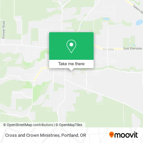Cross and Crown Ministries map