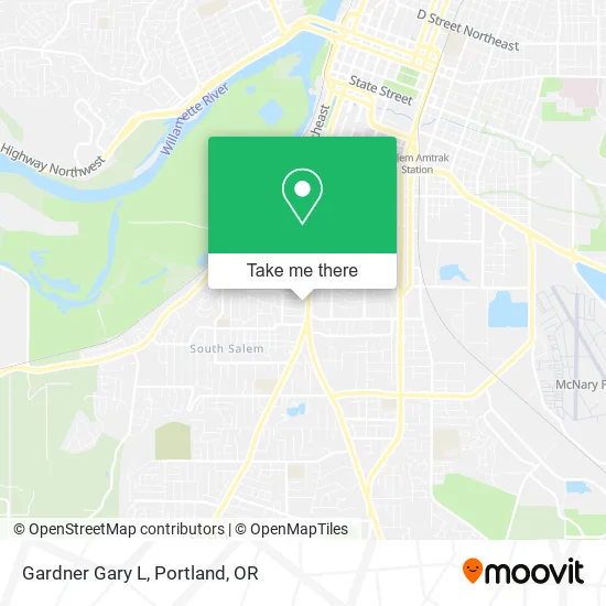 Gardner Gary L map