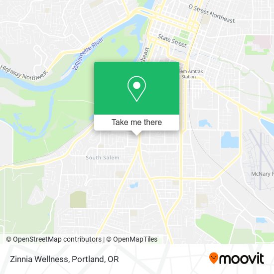 Mapa de Zinnia Wellness