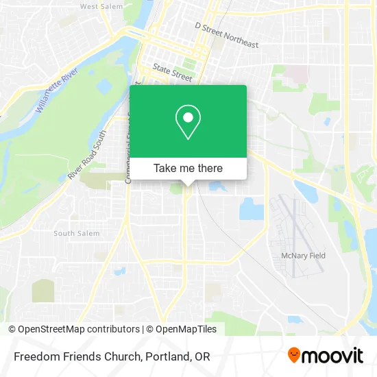 Freedom Friends Church map