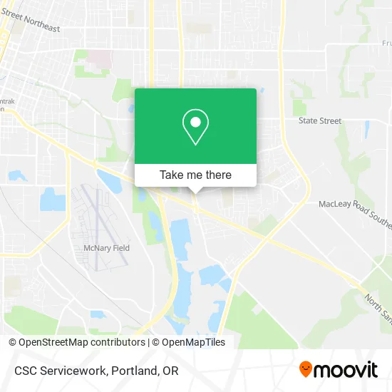 CSC Servicework map