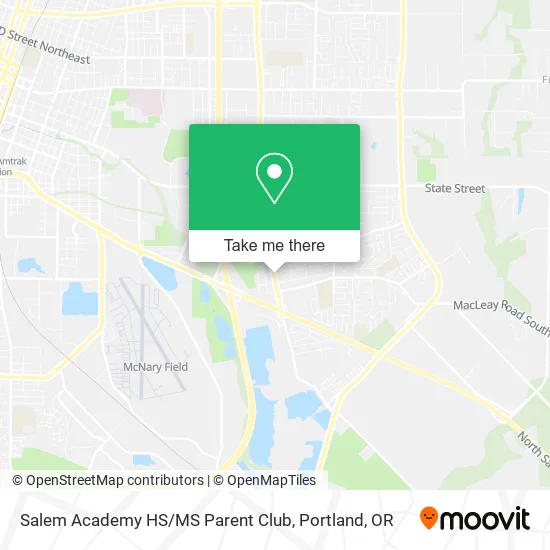 Salem Academy HS / MS Parent Club map