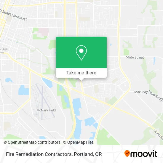 Fire Remediation Contractors map