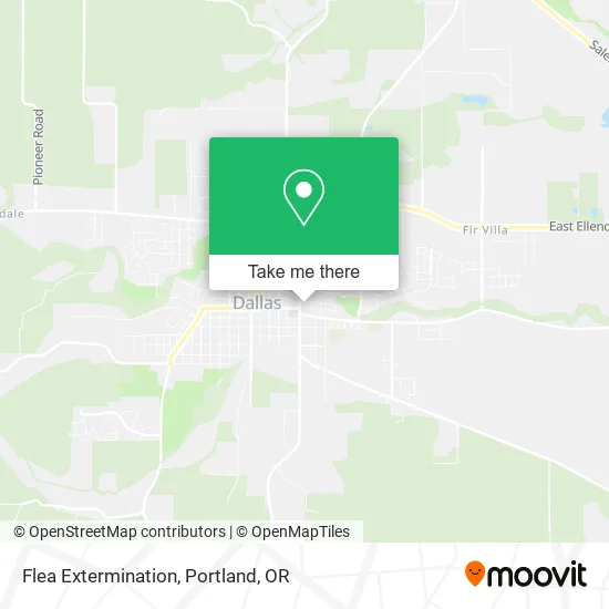 Flea Extermination map