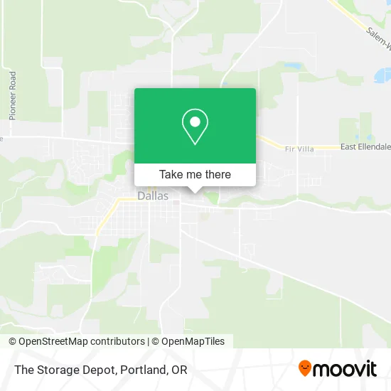 The Storage Depot map