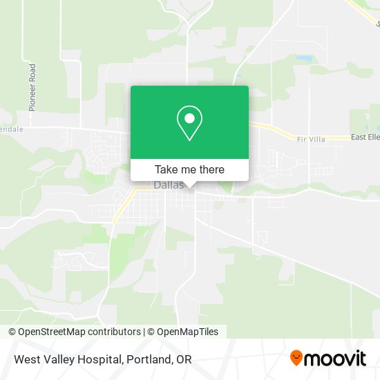 Mapa de West Valley Hospital