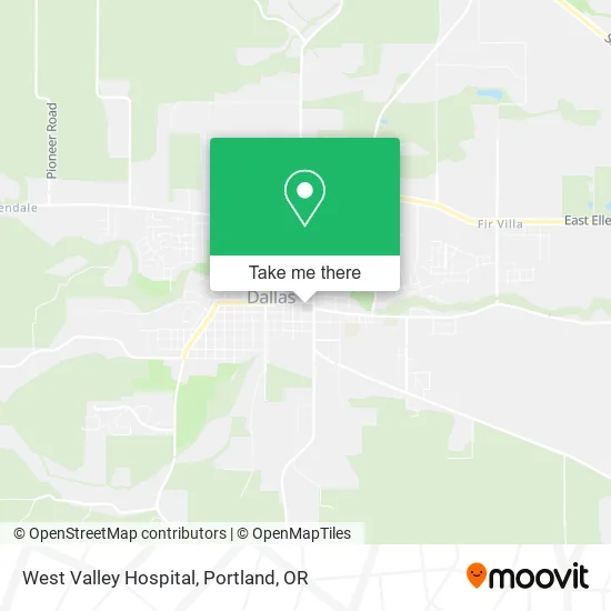 West Valley Hospital map