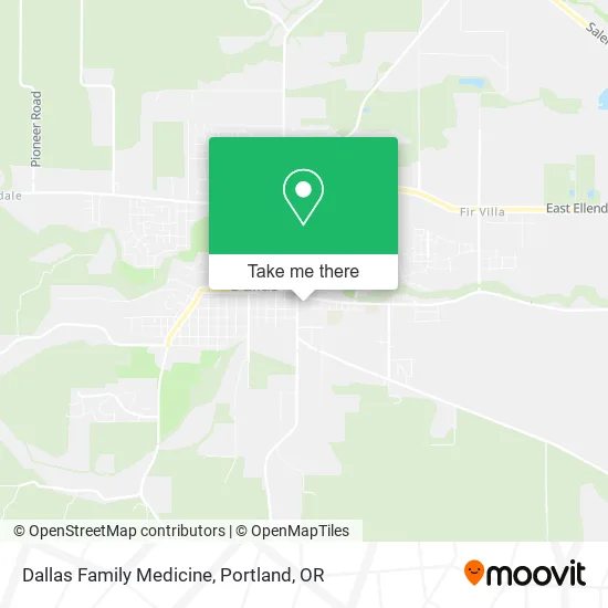 Dallas Family Medicine map