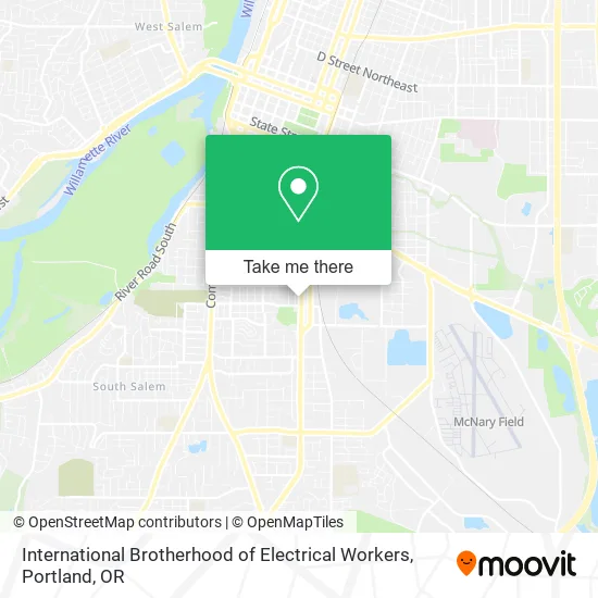 International Brotherhood of Electrical Workers map