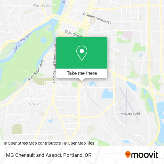 MG Chenault and Associ map