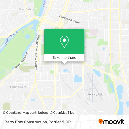 Barry Bray Construction map