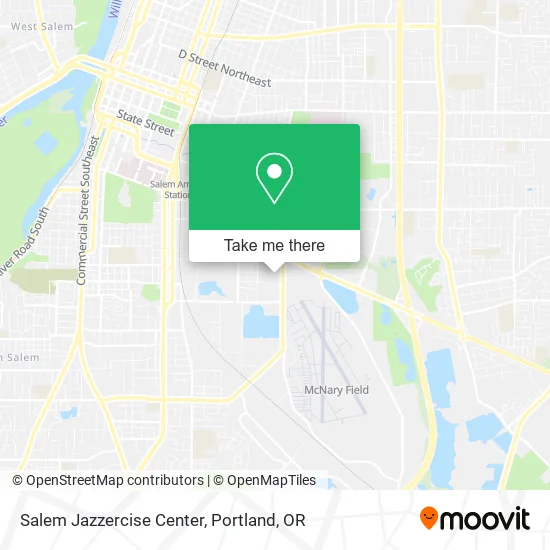 Salem Jazzercise Center map