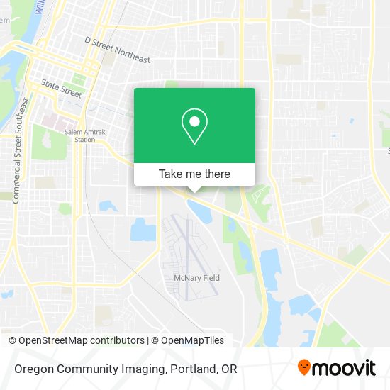 Oregon Community Imaging map