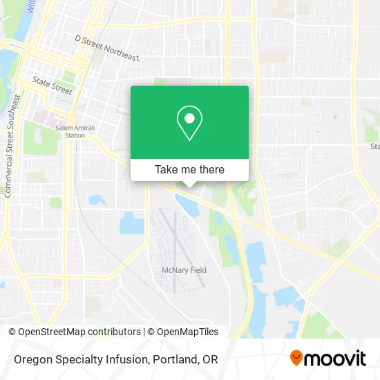 Oregon Specialty Infusion map