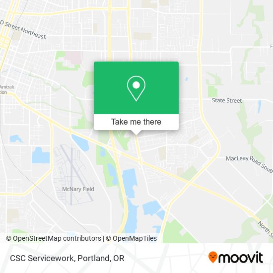 Mapa de CSC Servicework