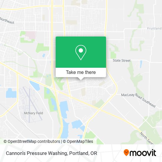 Mapa de Cannon's Pressure Washing