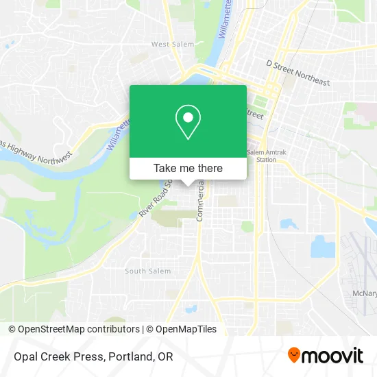 Opal Creek Press map