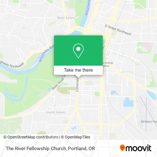 The River Fellowship Church map
