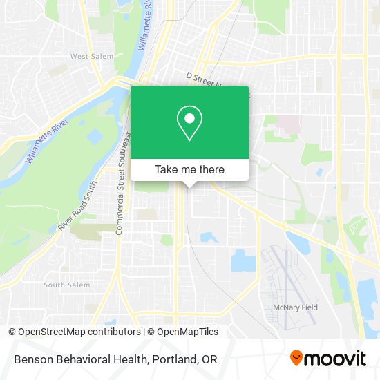Benson Behavioral Health map