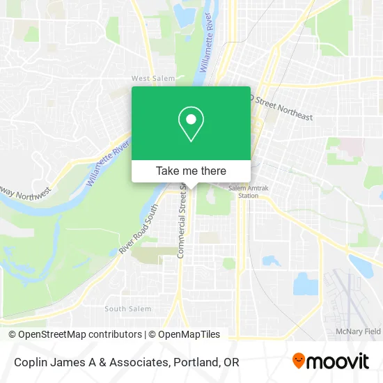 Coplin James A & Associates map