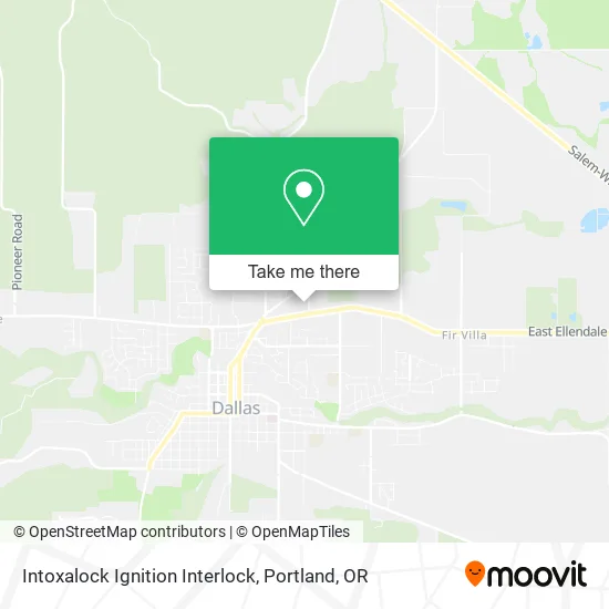 Mapa de Intoxalock Ignition Interlock