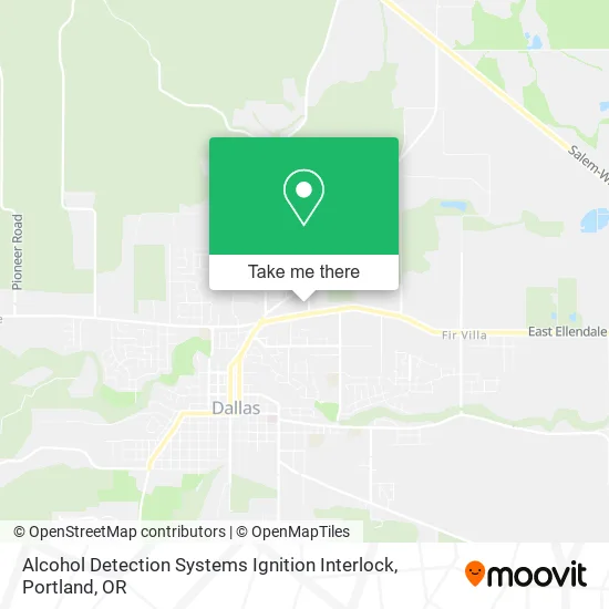 Mapa de Alcohol Detection Systems Ignition Interlock