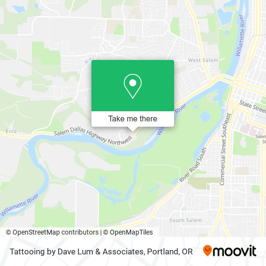 Tattooing by Dave Lum & Associates map