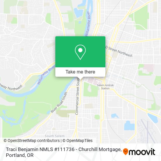 Traci Benjamin NMLS #111736 - Churchill Mortgage map
