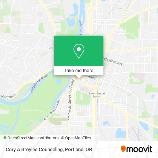 Cory A Broyles Counseling map