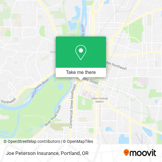 Joe Peterson Insurance map