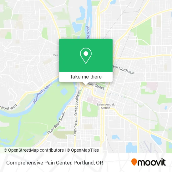 Comprehensive Pain Center map