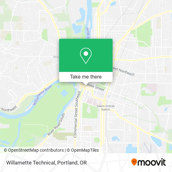 Willamette Technical map
