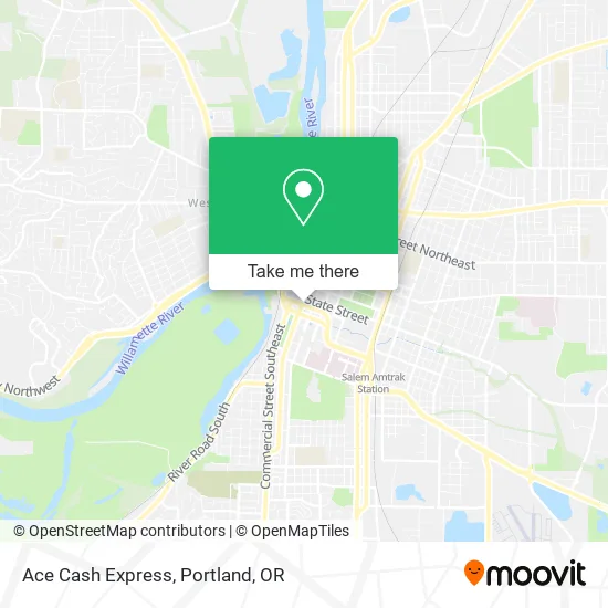 Ace Cash Express map