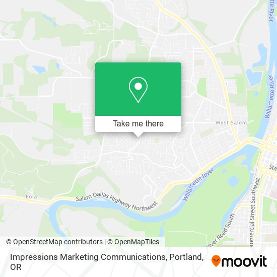 Mapa de Impressions Marketing Communications