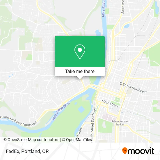 FedEx map
