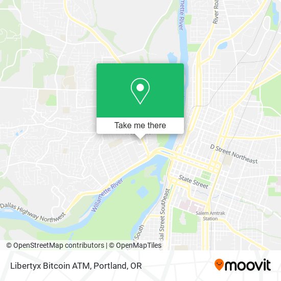 Mapa de Libertyx Bitcoin ATM