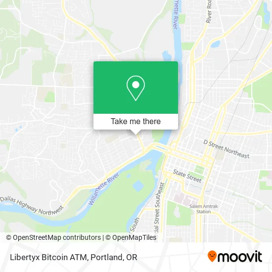 Mapa de Libertyx Bitcoin ATM