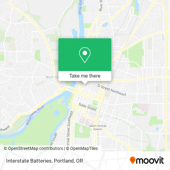 Interstate Batteries map