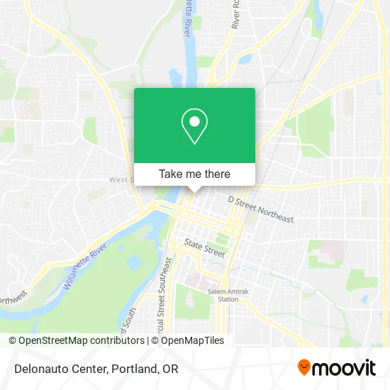 Delonauto Center map