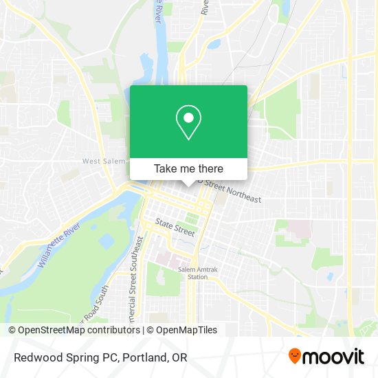 Redwood Spring PC map